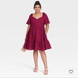 Flutter Short sleeve tiered dress Brand new with tags X